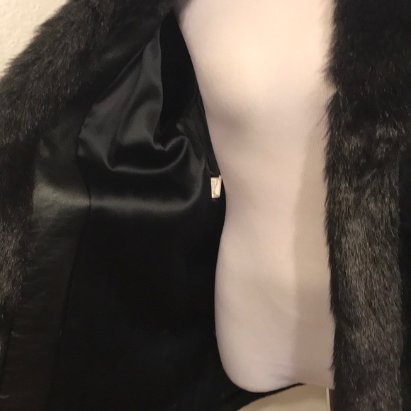 JORDACHE vintage faux fur jacket pockets padded 12 - Picture 3 of 8